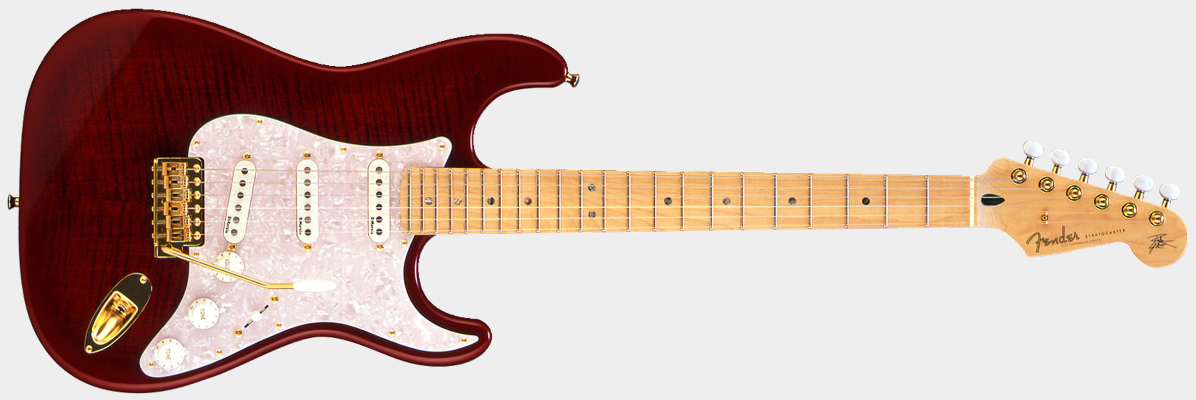 Fender Japan Limited Richie Kotzen Stratocaster MN Transparent Red